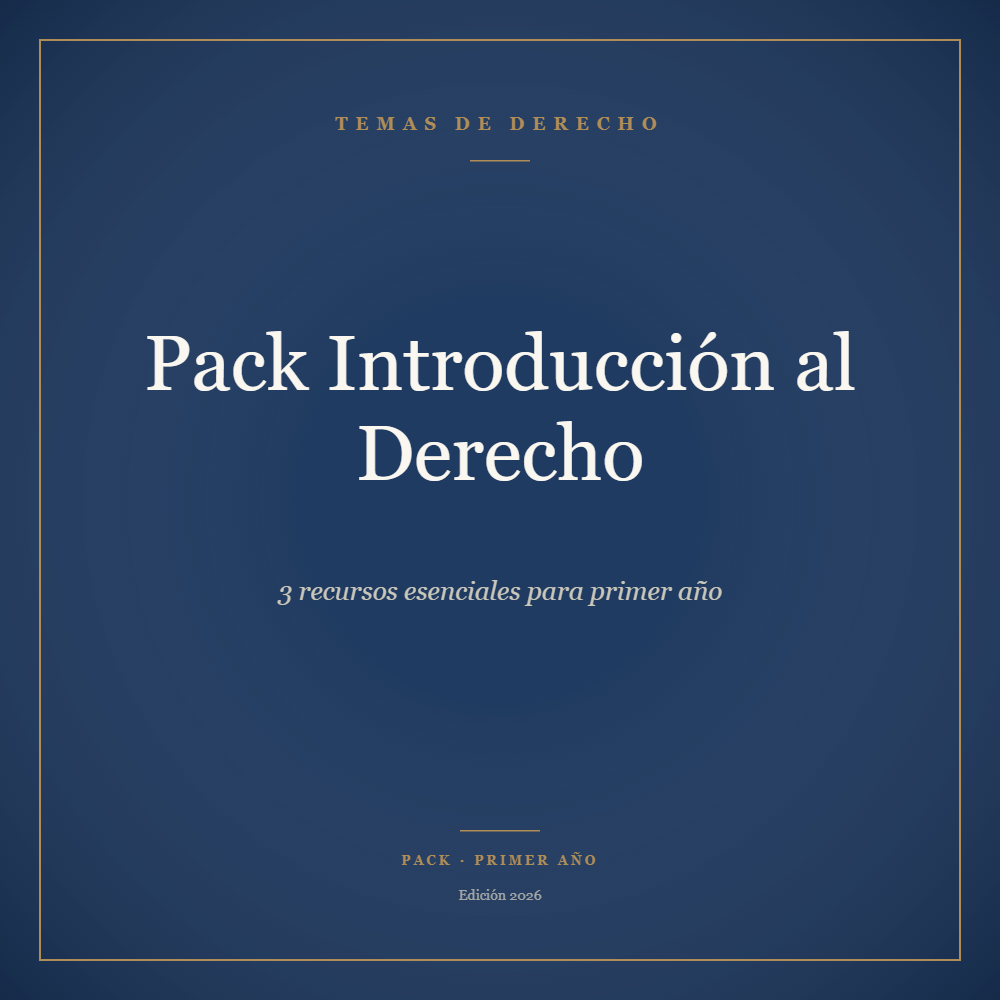 Pack Introducción al Derecho