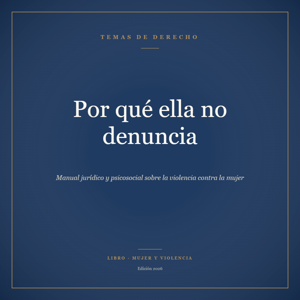 Por qué ella no denuncia