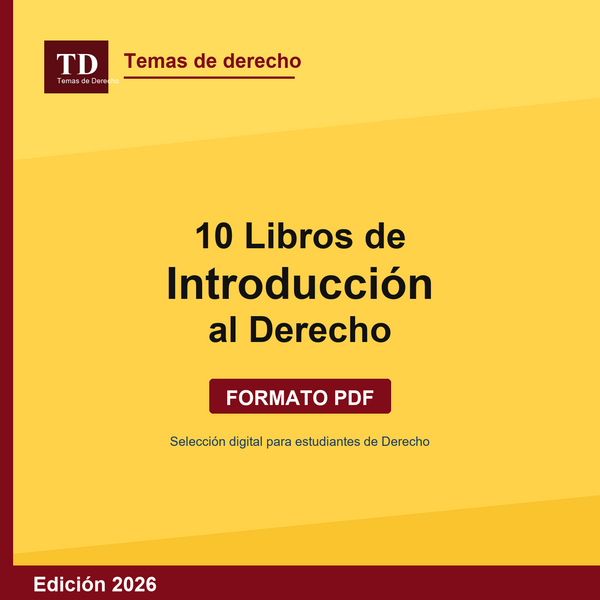 10 Libros de Introducción al Derecho